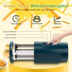 Electric French Fry Cutter, Automatic Potato Cutter Stainless Steel with 1/2 & 3/8 Inch Blade, Commercial and Household Potato Slicer, Vegetable Cutter, Use for Potato Carrot Apple