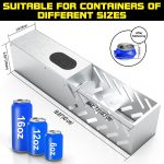 Electric Can Crusher for Recycling 12oz~16oz Cans, Automatic Can Crushers, Can Smasher for Recycling Wall Mounted, Can Crusher for Recycling for Aluminum Seltzer, Soda, Cola, Beer Cans