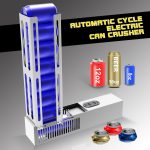 Electric Can Crusher, Automatic can crushers, 6oz&12oz&16oz Aluminum can electric crushers, Can fill 8 cans at a time, Cans Trash compactor, Heavy-Duty crusher for Aluminum Soda, Beer, Cola Cans