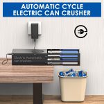 Automatic Can Crusher, Electric Can Crushers Wall Mounted, Heavy Duty Can Smasher for Recycling 12oz&16oz Aluminum Seltzer, Soda, Beer Cans and Plastic Bottles, House Warming Gifts New Home